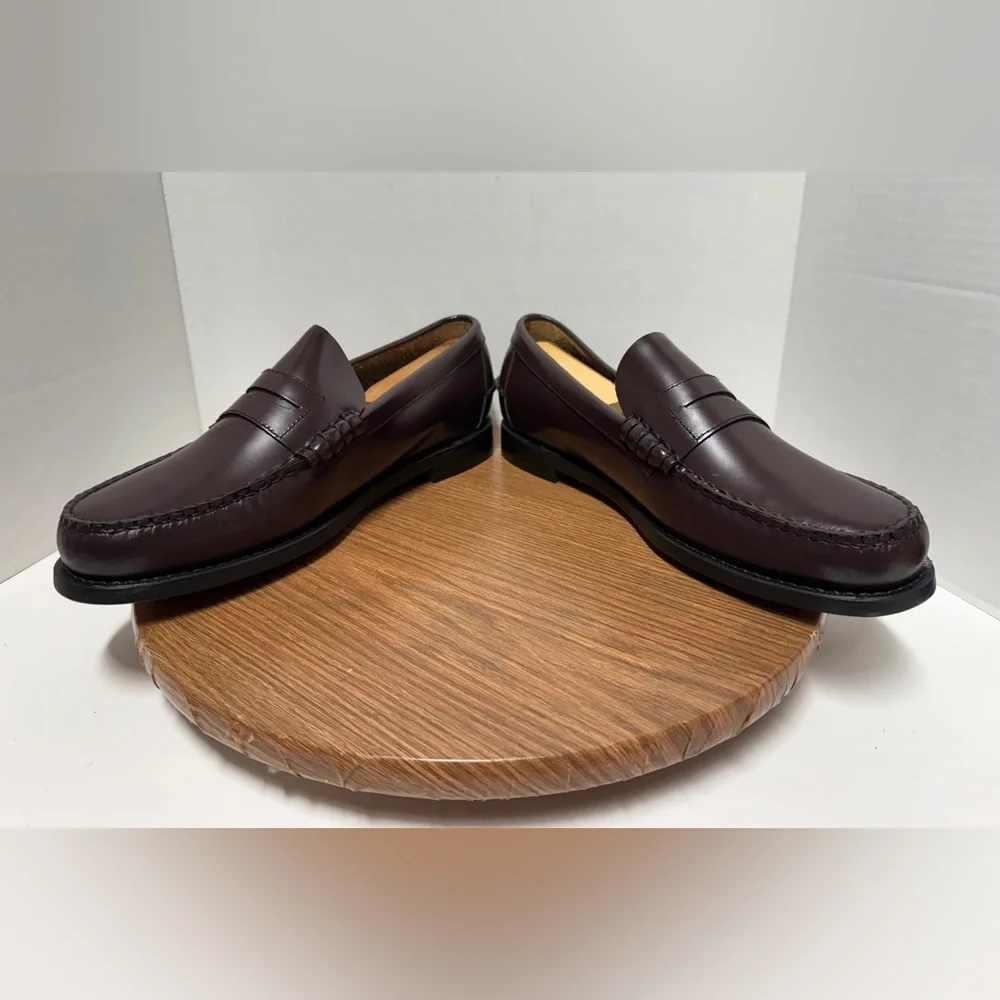 Sebago Men’s Classic Genuine Leather Dan Garnet “ Penny Loafer”  Shoes - 14 EEE